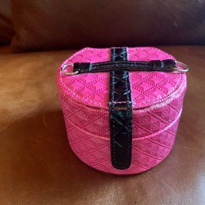 Mini Pink & Black Jewelry Box